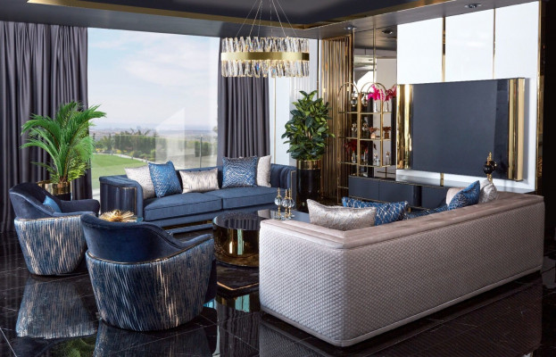 RTV lowboard TV stand sideboard living room modern wood black design