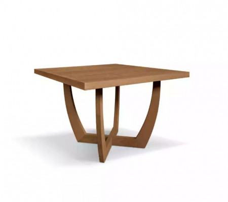 Dining room dining table kitchen table 110 x 110 x 74 cm brown modern style table