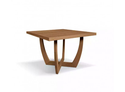 Dining room dining table kitchen table 110 x 110 x 74 cm brown modern style table