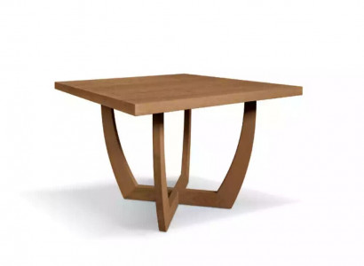 Dining room dining table kitchen table 110 x 110 x 74 cm brown modern style table