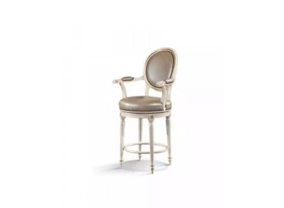 Round stool wooden stool solid wood stool chair bar stool silver new