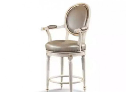 Round stool wooden stool solid wood stool chair bar stool silver new