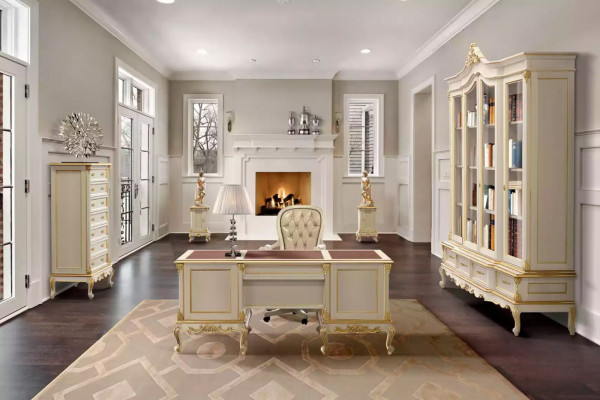 Desk Bookshelf Dresser Office Desk New Office Furniture Set 3 pcs.