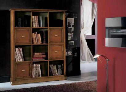 Living room cabinet bookshelf sideboard classic furniture shelves wood