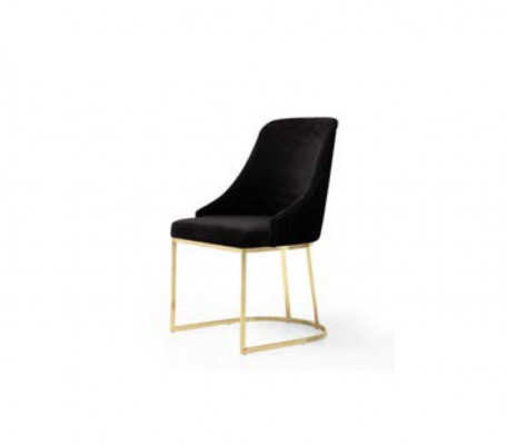Luxurious chair in universal white color for modern dining room