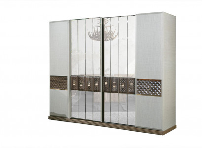 Wardrobe Wood Closet Bedroom Furniture Design Cabinets Gray Italy