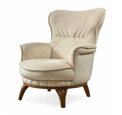 Chair luxury design textile living room classic style lounge furniture