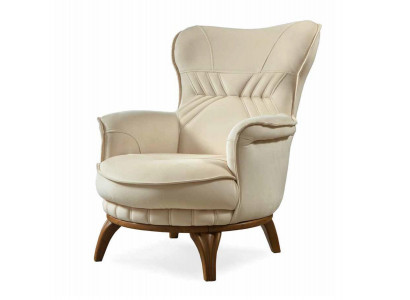 Chair luxury design textile living room classic style lounge furniture