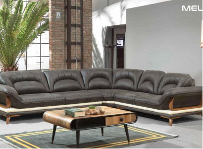 Living room textile L-shaped sofas couches new sofas corner sectional sofa couch