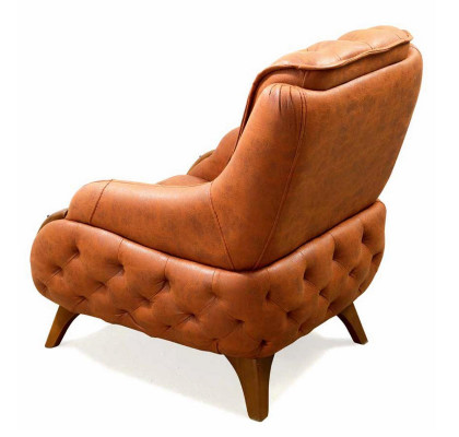 Armchair Seat Modern Design Living Room Upholstered Single Seater Relax Style