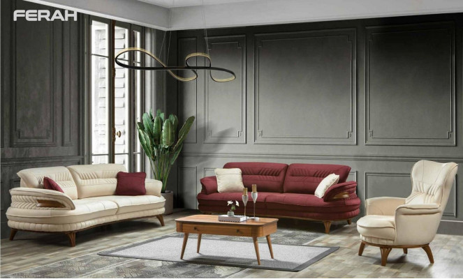 Sofa set 3+3+1 seater sofa armchair sofas set seating luxury set