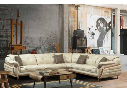 Sectional sofa L-shape fabric luxury sofa living landscape upholstered couch couches