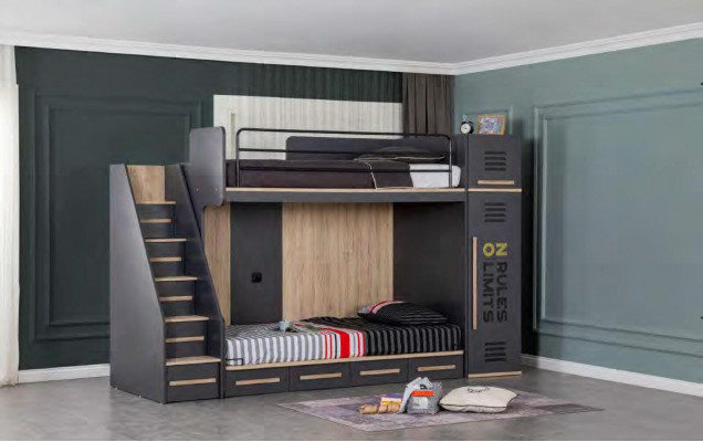 Bunk bed loft bed teen room children's bed teen room loft beds bunk bed
