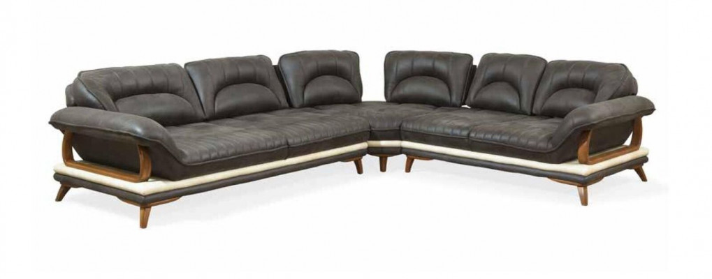 Sectional L-shaped sofa couch upholstery sofas living landscape fabric sofa