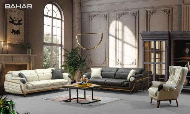 Sofa Set 3+3+1 Seater Group Sofa Armchair Sofas Classic Set