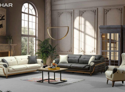 Sofa Set 3+3+1 Seater Group Sofa Armchair Sofas Classic Set