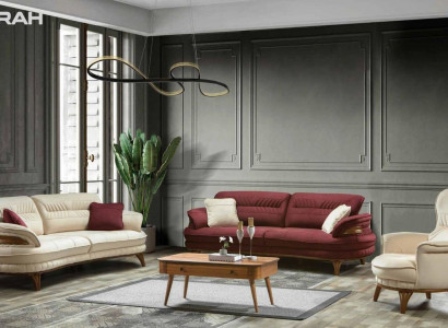 Group sofa set 3+3+1 seater luxury sofa armchair sofa fabric set