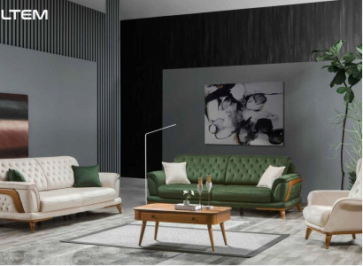 Luxury Living Room Sofa Set 331 Seat Sofa Armchair Sofas 3-piece Set