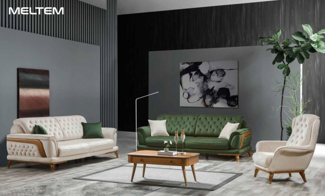 Sofa 3-seater Classic Couches Luxury Furniture Sofas Fabric Couch