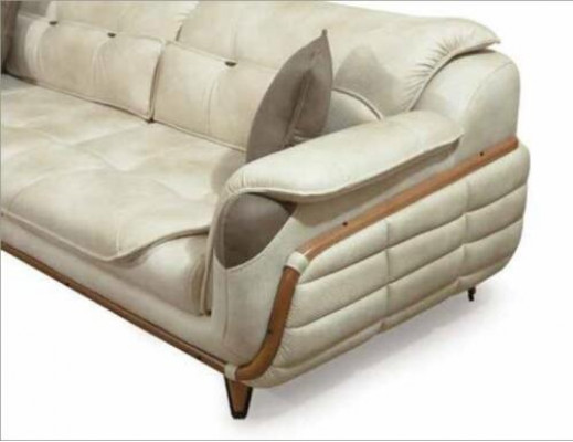Luxury corner sofa L-shape set seating living room upholstered furniture corner sofa