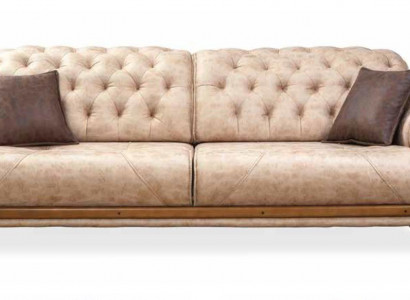 Sofa three-seater couch upholstery design seat sofas room furniture leather
