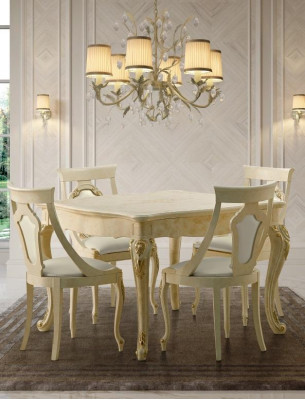 Dining room chairs wood luxury armchair chair beige backrest living room furniture beige new