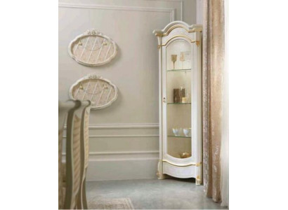 Classic corner display cabinet corner cabinet glass wood display case furniture glass cabinet display case