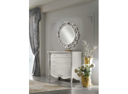 Classic Bedroom Dressers 2-Piece Set Baroque Rococo Dresser + Mirror New
