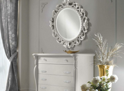 Classic Bedroom Dressers 2-Piece Set Baroque Rococo Dresser + Mirror New