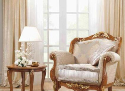 Textile Armchair 1-Seater Sofa Upholstered Sofas Design Luxury Classic Baroque Rococo