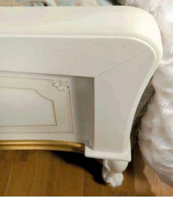 Wedding bed double marriage beds classic Italian style furniture baroque