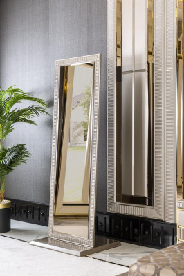 Full-length mirror beige bedroom mirror elegant designer furniture modern new