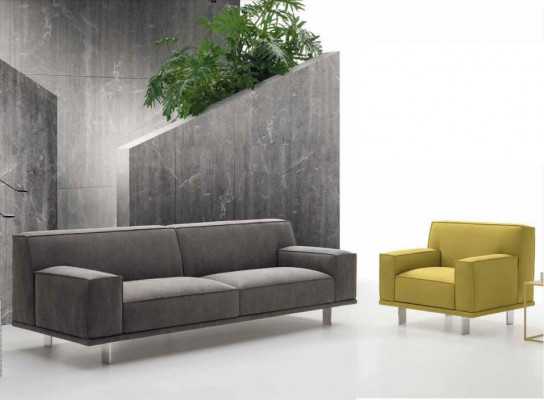 Sofa set 3+1 seater textile relax set design sofas upholstered couches alfitalia