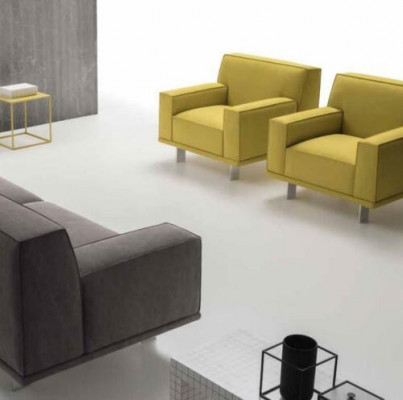 Sofa set 3+1 seater textile relax set design sofas upholstered couches alfitalia