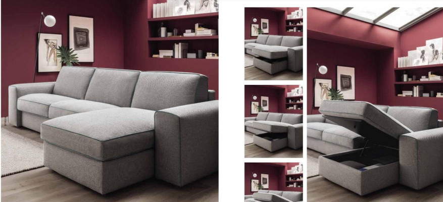 Modern luxury corner textile wood sofa L-shape alfitalia design upholstery living room
