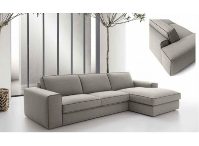 Fabric L-shaped couch living landscape corner sofa modern design sofa Focus alfitalia