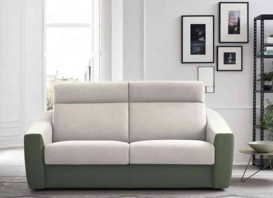 Designer sofa 2-seater fabric sofa sleeper sofa loveseater Italian furniture new