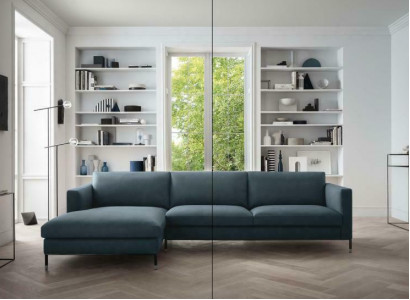 Leather sofa living area corner sofa XXL upholstered corner seat couch L-shape living room