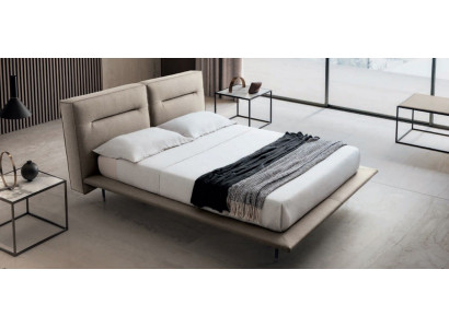 Design wood leather beds 200x200cm bed bedroom hotel beds double