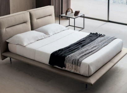 Design wood leather beds 200x200cm bed bedroom hotel beds double
