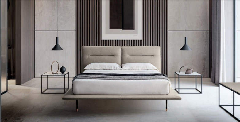 Design wood leather beds 200x200cm bed bedroom hotel beds double