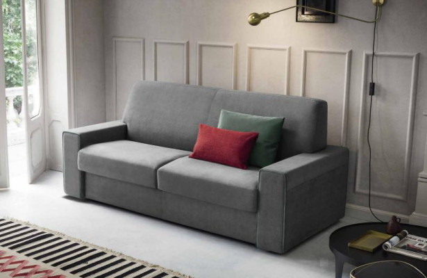 Living room textile sofa gray two-seater designer sofas upholstered sofas 2-seater new