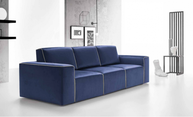 Three-seater couch upholstery design sofa modern 3-seat sofas room furniture alfitalia