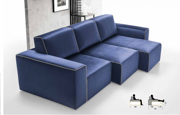 Three-seater couch upholstery design sofa modern 3-seat sofas room furniture alfitalia