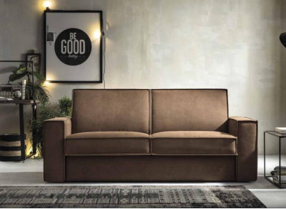 Sleeper Sofa 2-Seater Loveseat Textile Sofa Living Room Italian Furniture New