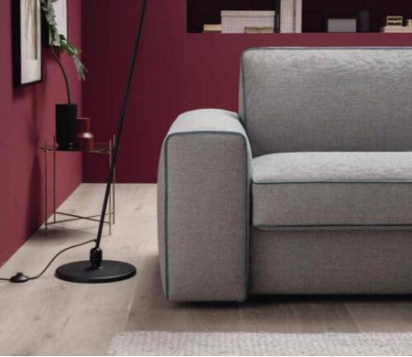 Three-seater couch upholstered design sofa modern 3-seater sofas room furniture gray seat