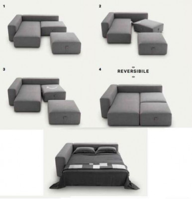 Sofa L-shape fabric couch corner upholstered seat sofa living room modern alfitalia