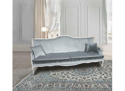 Classic three-seater sofa 3-seater couch baroque rococo upholstered sofas couches