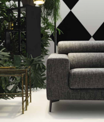 Design upholstery living room modern luxury corner textile wood sofa L-shape alfitalia