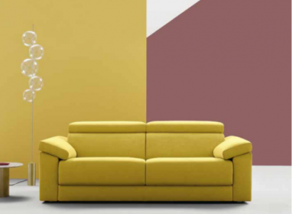 Big Sofas Couches Textile 3-Seater Sofa Couch Upholstery Seat Three-Seater alfitalia